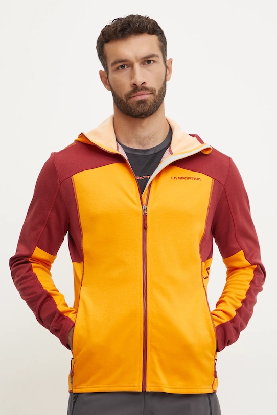 Αθλητική μπλούζα LA Sportiva Cosmic με κουκούλα πορτοκαλί L69102320