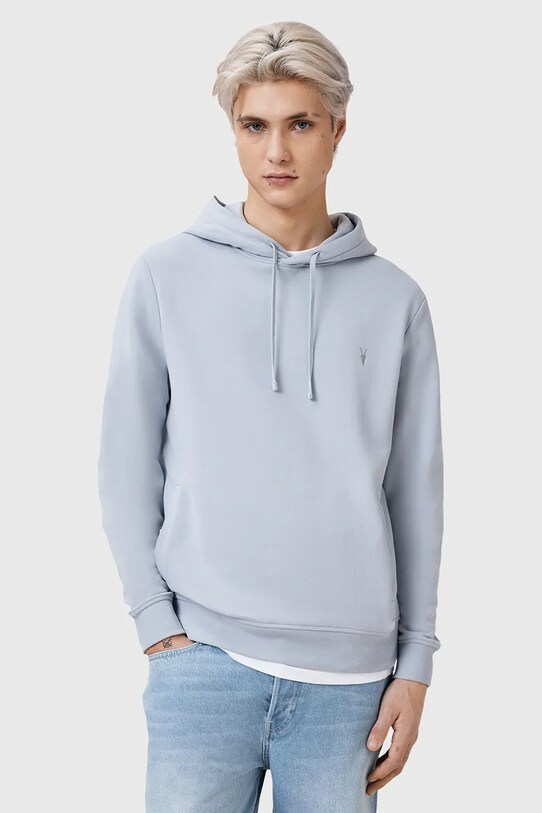 AllSaints hanorac de bumbac RAVEN OTH HOODY uni albastru M003NZ