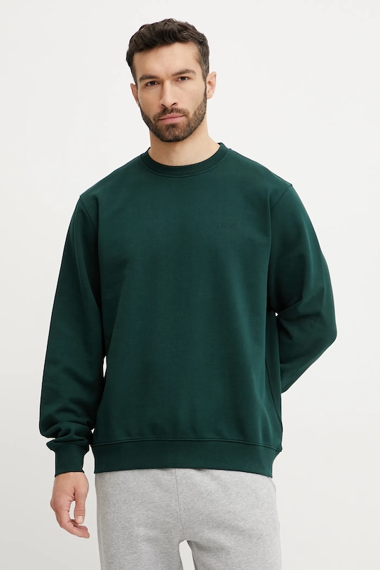 Хлопковая кофта POC хлопок зелёный 61651