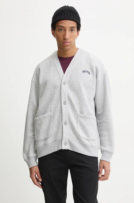 Hollister Co. bluza melanj gri KI322.4156.122
