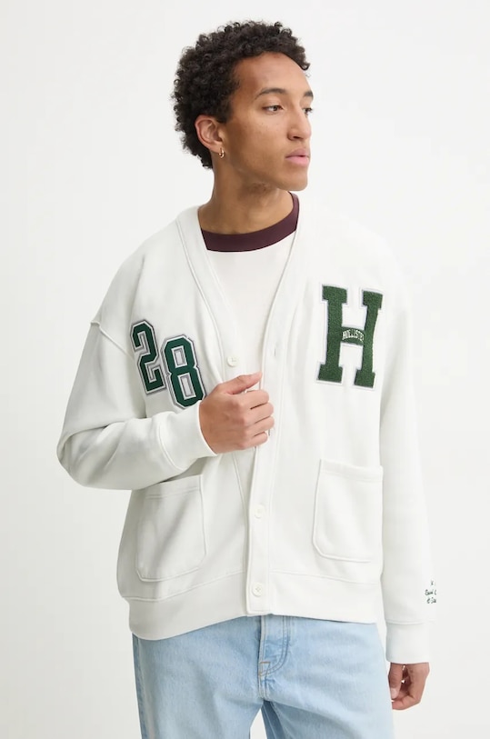 Mikina Hollister Co. bez kapucne béžová KI322.4156.178