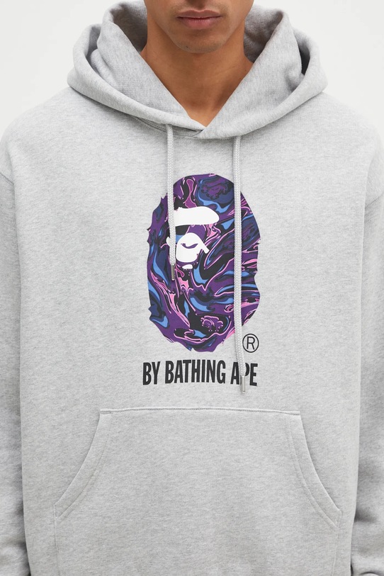 Μπλούζα A Bathing Ape Marbling Camo By Bathing Ape Relaxed Fit γκρί 1K80114305