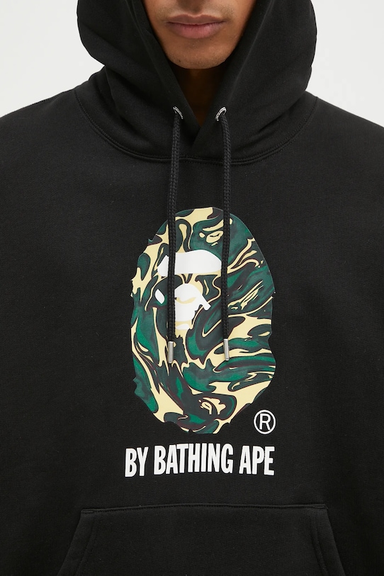 Mikina A Bathing Ape Marbling Camo By Bathing Ape Relaxed Fit černá 1K80114305
