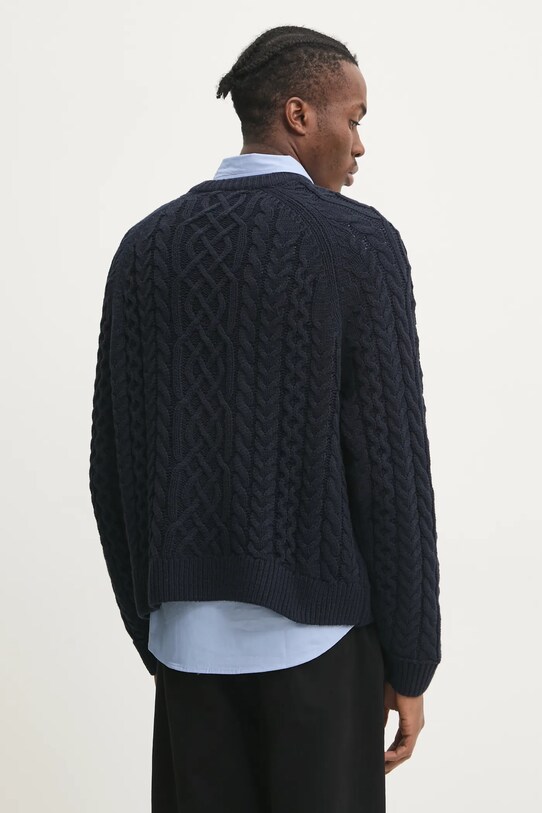 Odzież Abercrombie & Fitch sweter KI120.4189.200 granatowy