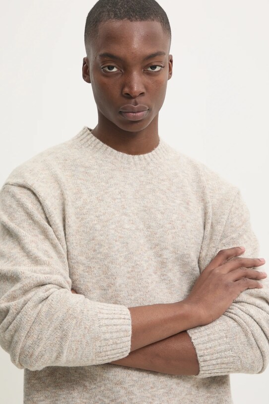 Abercrombie & Fitch sweter beżowy KI120.4190.150