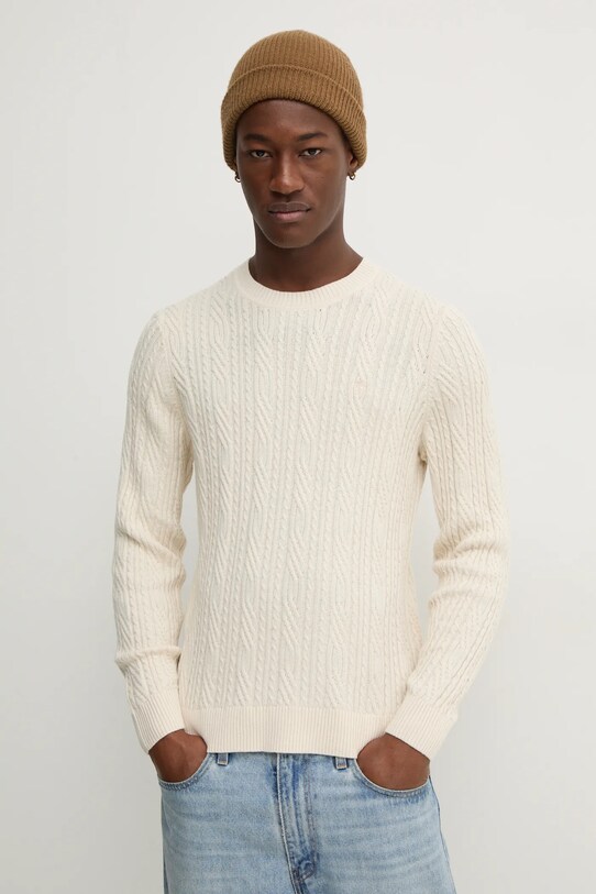 Abercrombie & Fitch pulover din amestec de lana subtiri bej KI120.4197.100