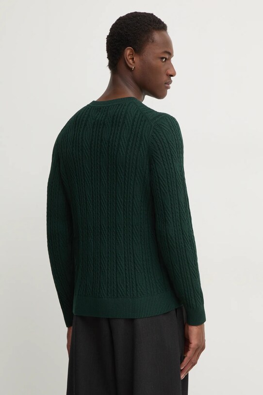 Odzież Abercrombie & Fitch sweter z domieszką wełny KI120.4197.300 zielony