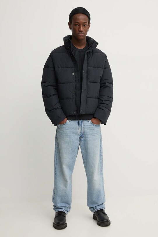 Abercrombie & Fitch gyapjúkeverék pulóver KI120.4197.900 fekete AW24
