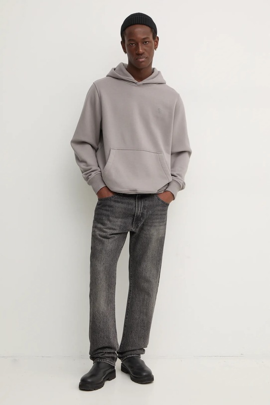 Abercrombie & Fitch felpa KI122.4273.120 grigio AW24