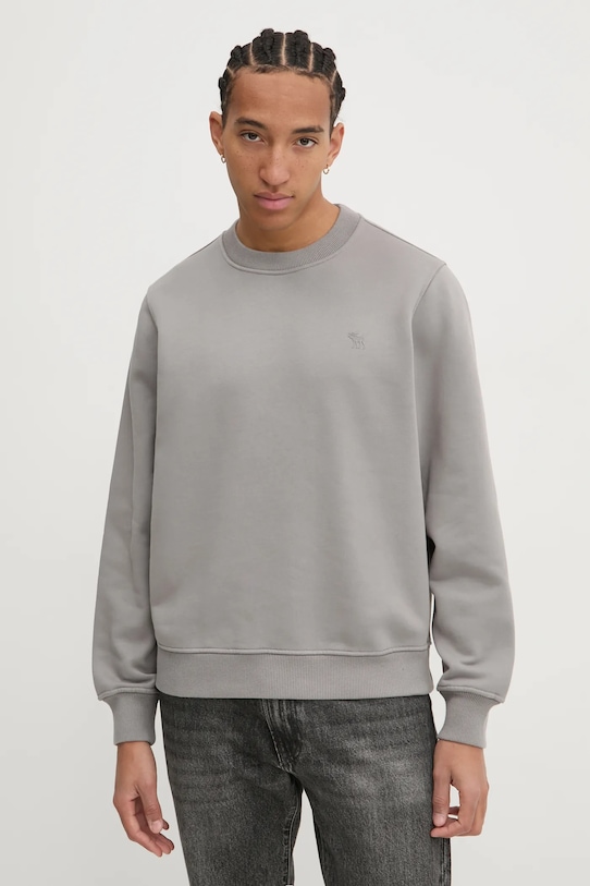Abercrombie & Fitch bluza uni gri KI122.4274.120