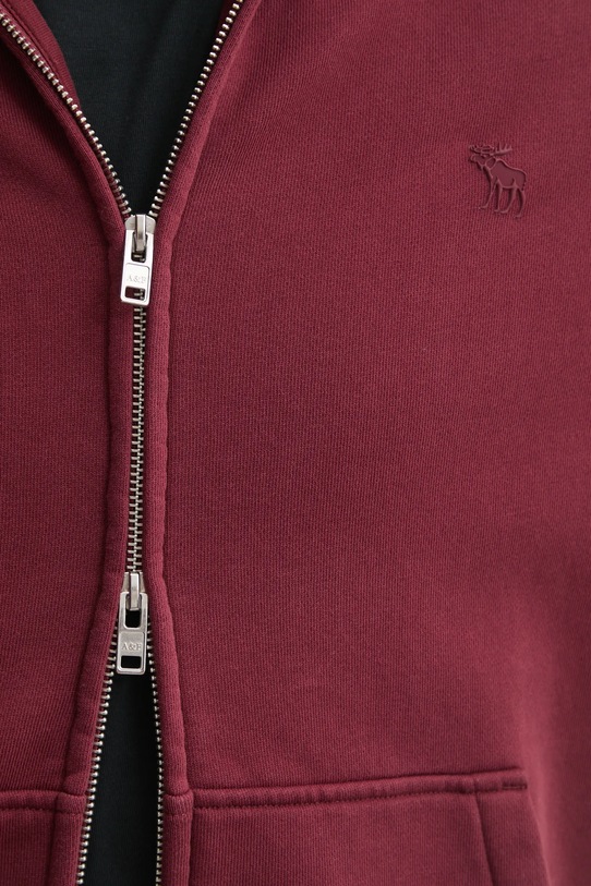 Mikina Abercrombie & Fitch KI122.4275.530 burgundské