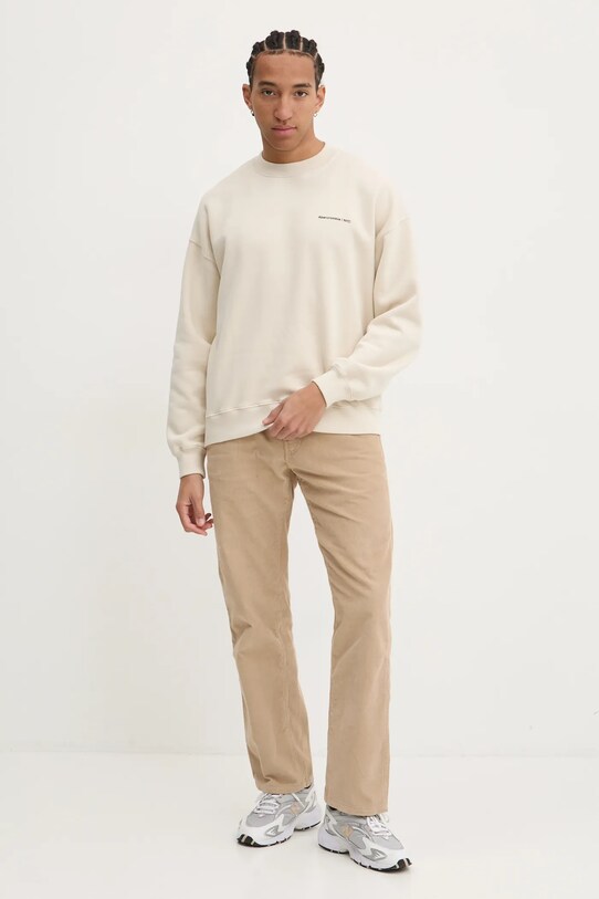 Abercrombie & Fitch bluza KI122.4364.170 beżowy AW24