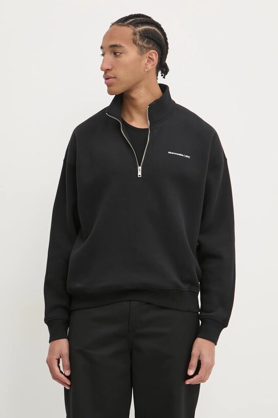 Abercrombie & Fitch bluza pozostałe czarny KI122.4365.900