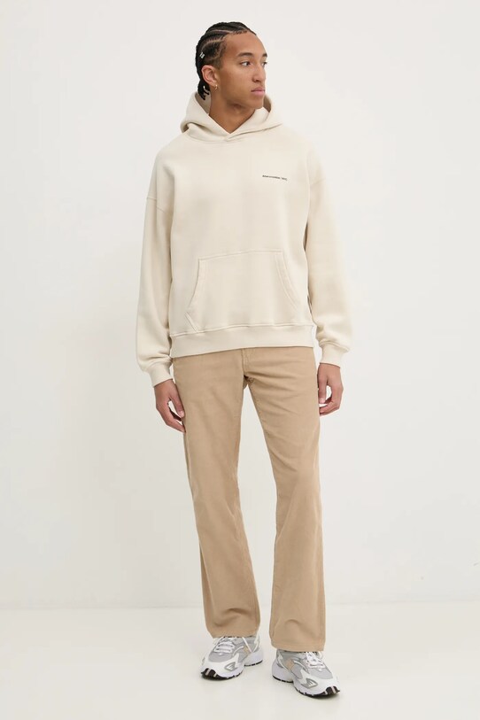 Mikina Abercrombie & Fitch KI122.4366.170 béžová AW24