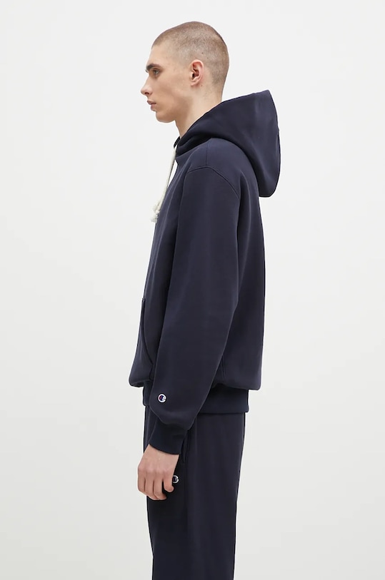 Кофта Champion Hooded Sweatshirt 220705 тёмно-синий AW24