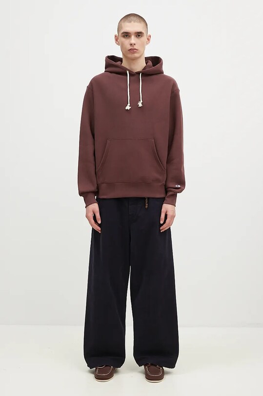 Champion bluză Hooded Sweatshirt 220705 maro