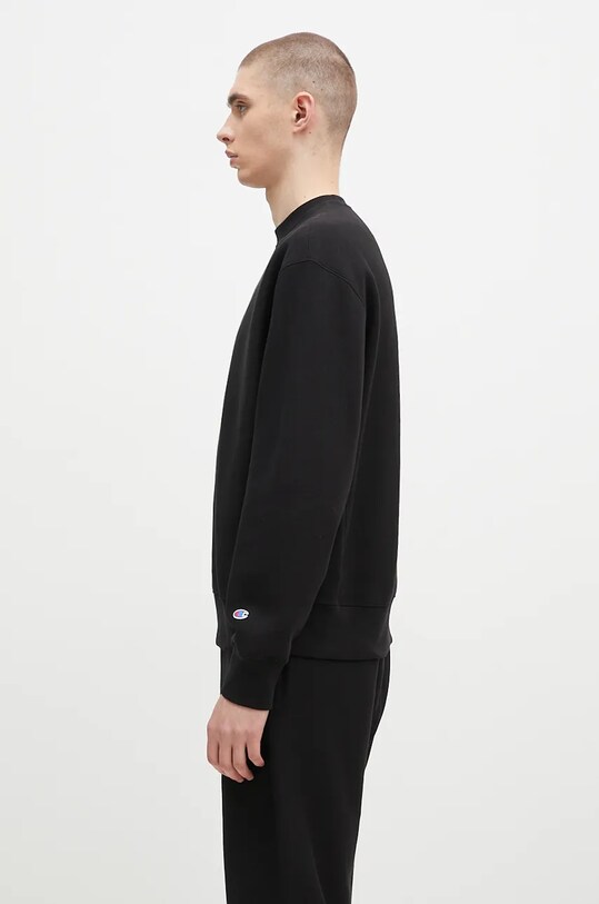 Champion bluză Crewneck Sweatshirt 220707 negru AW24