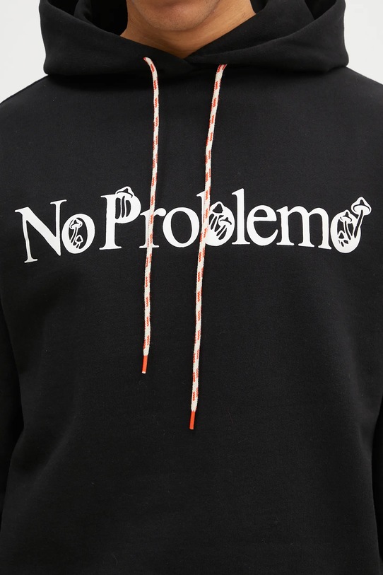 No Problemo felpa in cotone Funghi Problemo nero NP20014.02