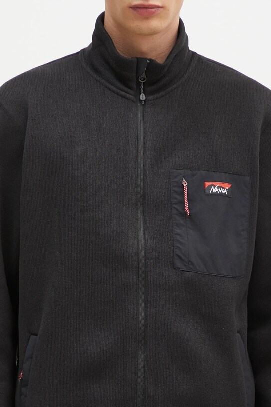 Nanga sweatshirt Polartec Fleece Zip Blouson black NW2241.1D509