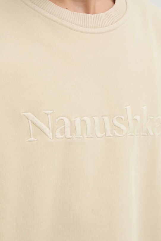 Nanushka hanorac de bumbac REMY NU24CRSH00273 bej