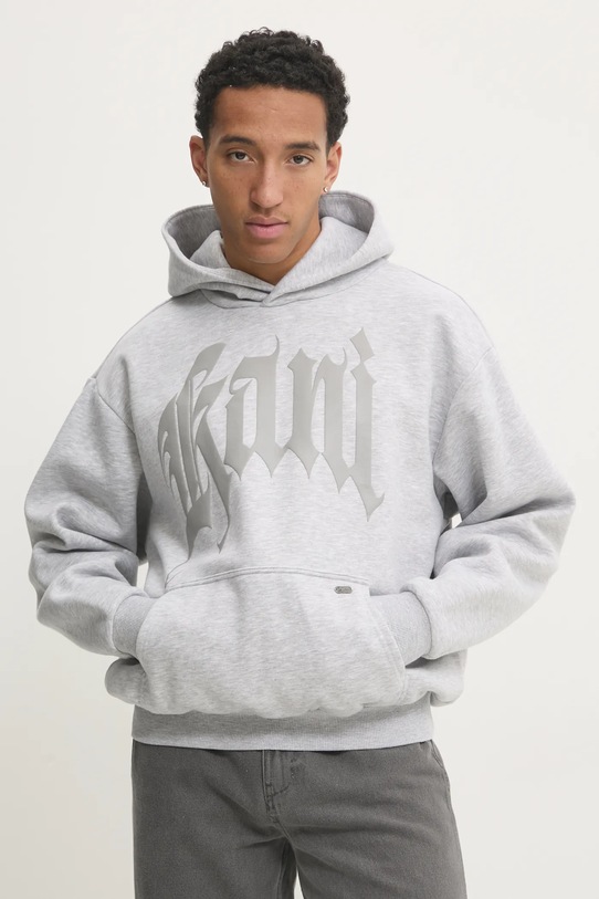 Mikina Karl Kani s kapucí šedá 60210183