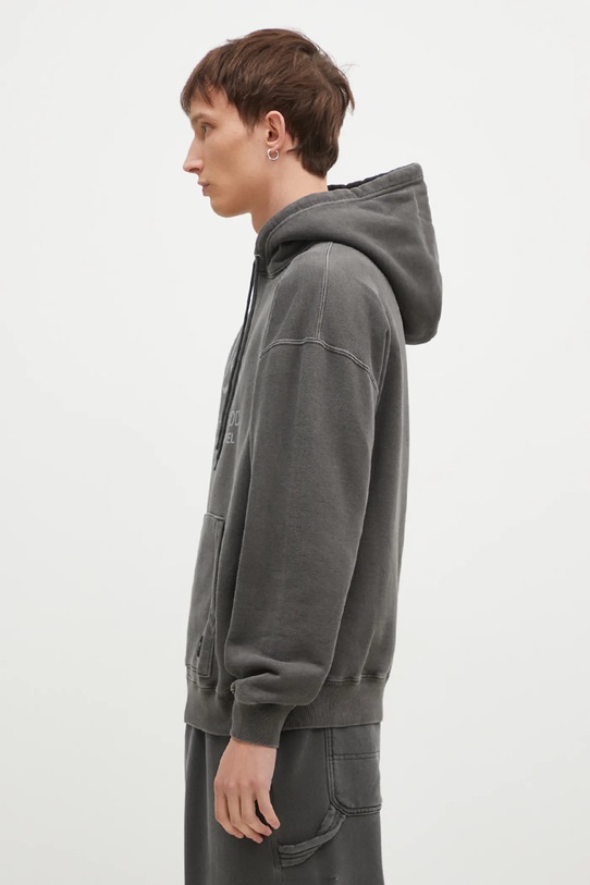 NEIGHBORHOOD cotton sweatshirt Pigment Dyed Sweat Hoodie Longsleeve 242UNNH.CSM02 gray AW24