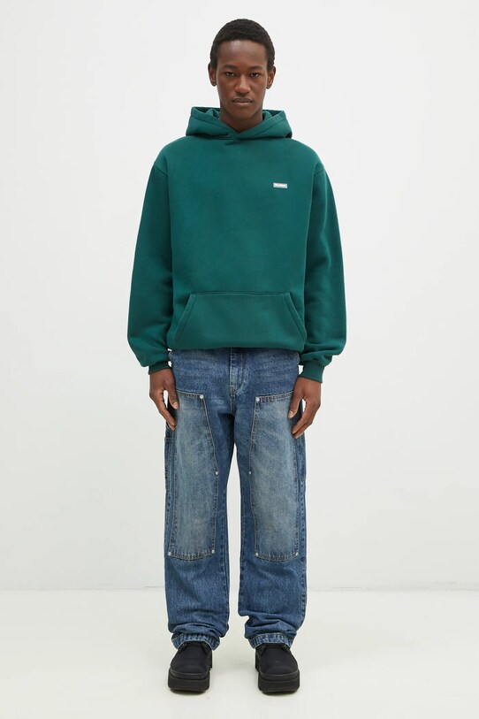 Dukserica Butter Goods Basic Pullover Hood BG243203 zelena