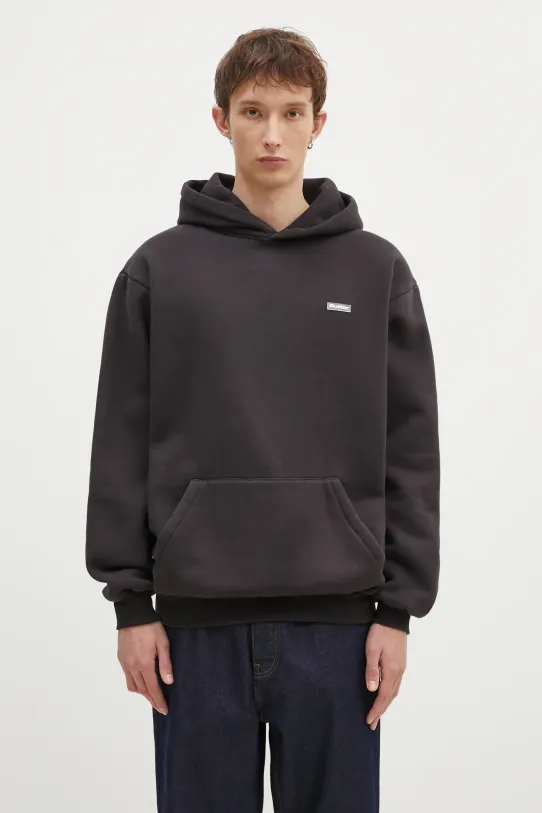 Dukserica Butter Goods Basic Pullover Hood bez uzorka crna BG243203
