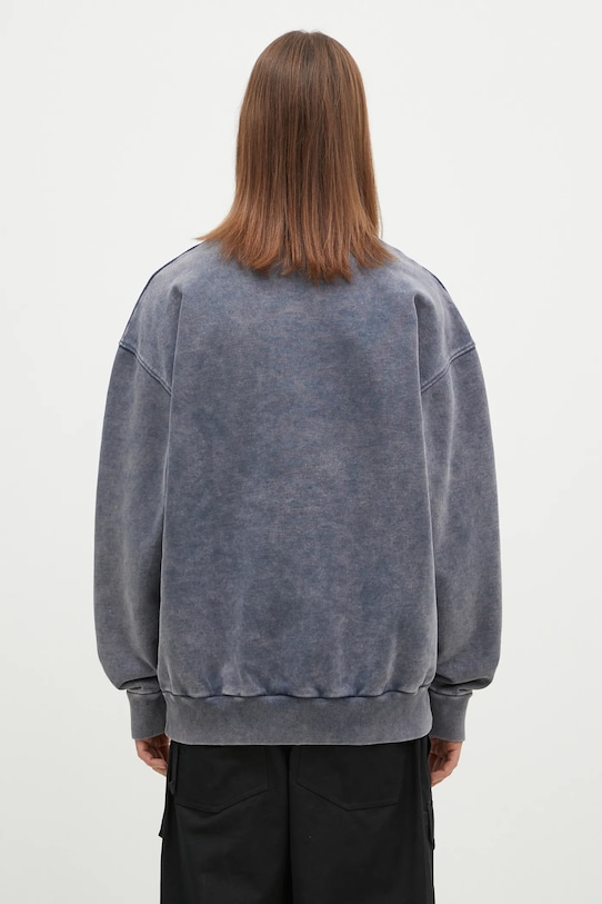 Clothing Reebok LTD cotton sweatshirt Trompe L Oeil Crewneck RMBA00DC99JER0014600 navy