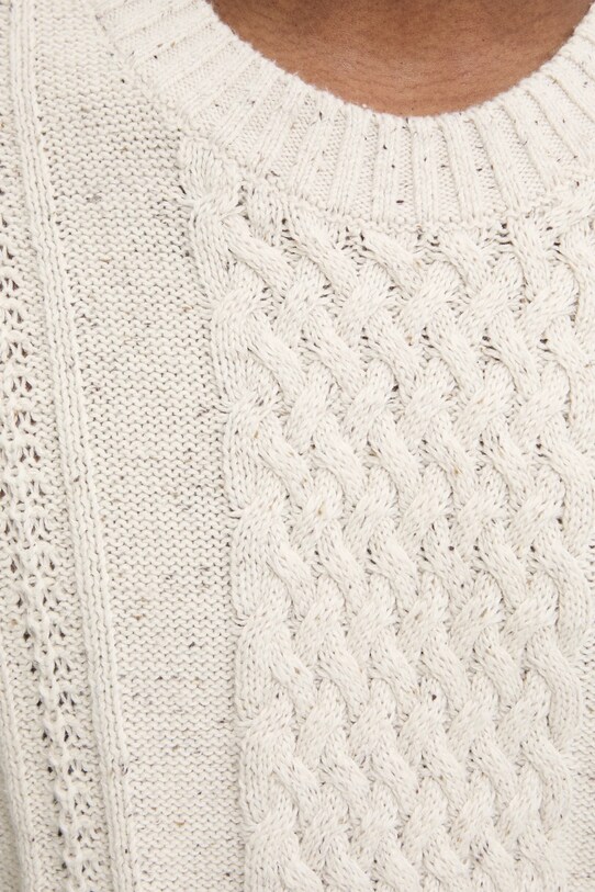 Hollister Co. sweter KI320.4049.102 beżowy