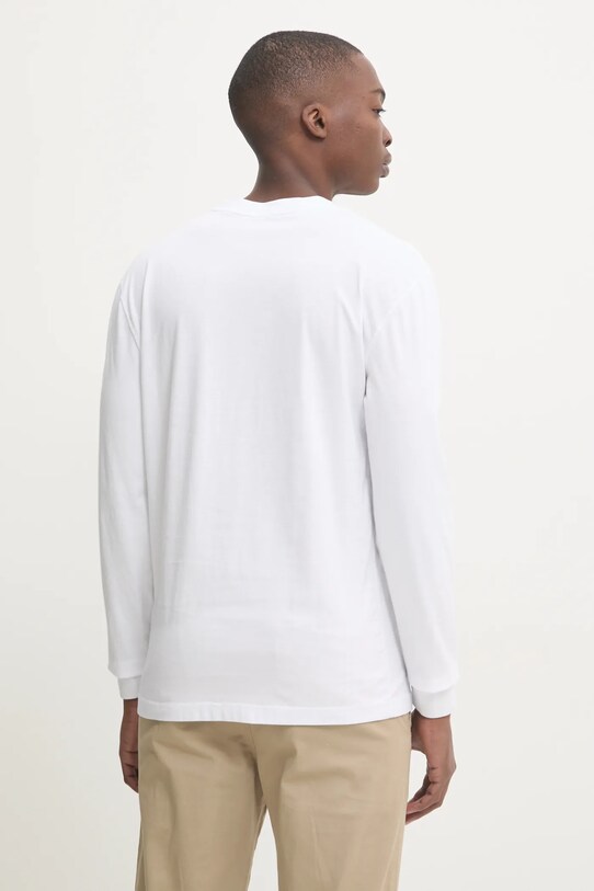 Îmbrăcăminte Hollister Co. longsleeve din bumbac KI324.4198.100 alb