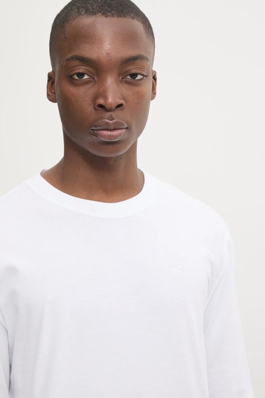 Hollister Co. longsleeve din bumbac alb KI324.4198.100