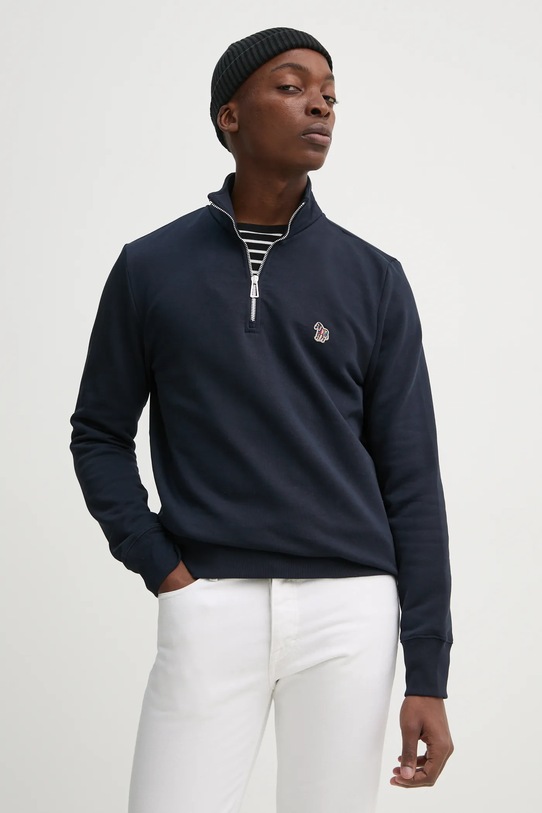 PS Paul Smith hanorac de bumbac uni bleumarin M2R.168T.KZEBRA