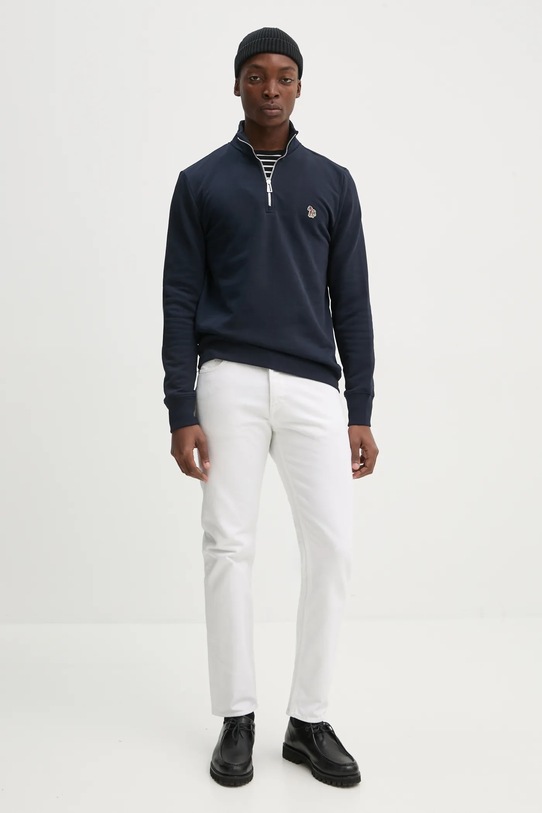 PS Paul Smith hanorac de bumbac M2R.168T.KZEBRA bleumarin SS25