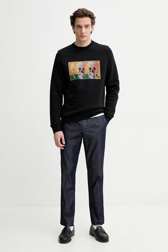 PS Paul Smith bluză M2R.191Z.PP4699 negru SS25
