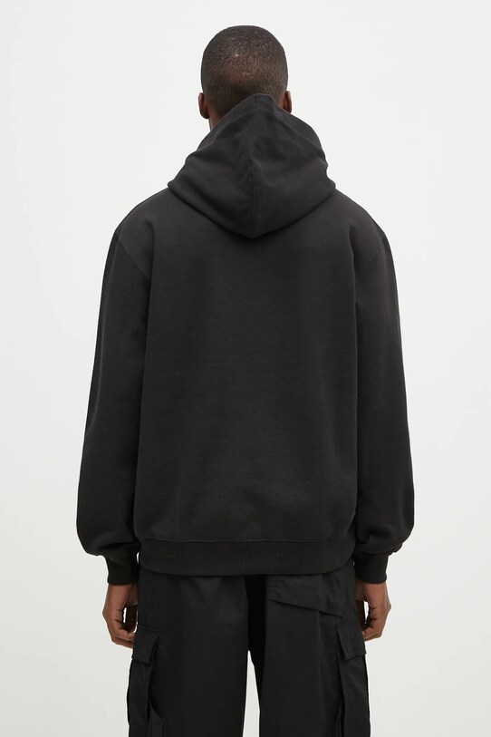 Clothing Maharishi cotton sweatshirt Maharishi Organic Hooded Sweat 4622.BLACK black