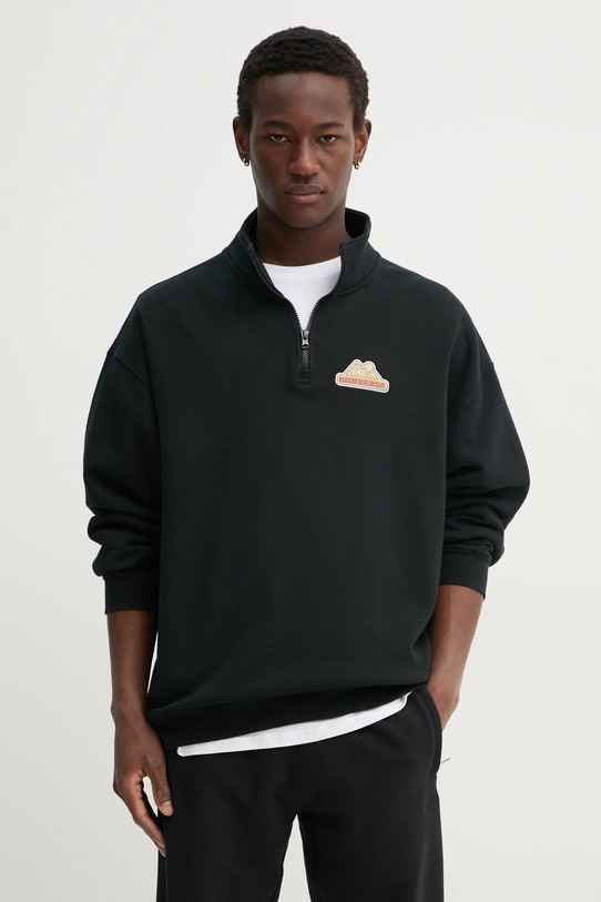 Converse hanorac de bumbac imprimeu negru 10027101.A01