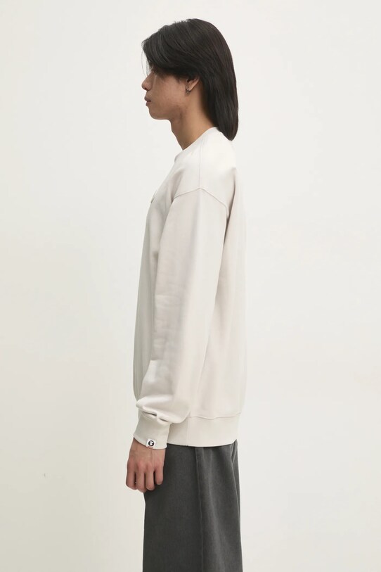 Кофта AAPE Moon Face Logo AAPSWMB318XXN бежевий AW24