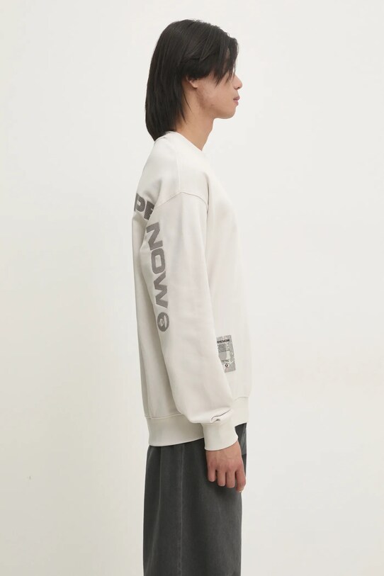 Кофта AAPE Moon Face Logo бежевий AAPSWMB318XXN