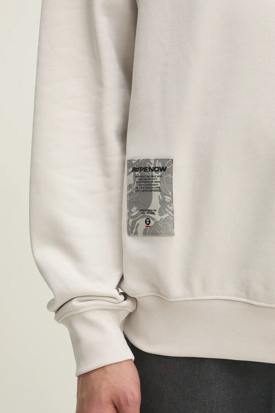 Кофта AAPE Moon Face Logo AAPSWMB318XXN бежевий