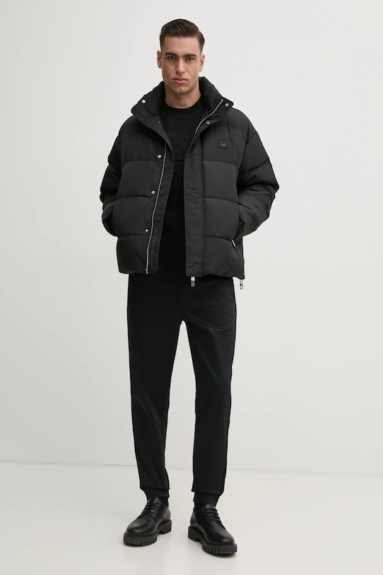 Armani Exchange hanorac de bumbac 6DZMLF.ZJ4XZ negru AW24