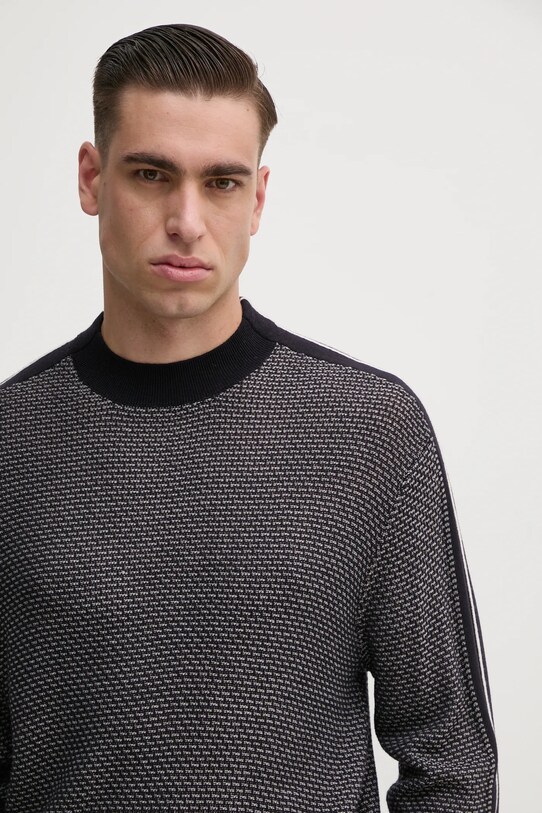 Вовняний светр Armani Exchange темно-синій 6DZM2X.ZM4MZ
