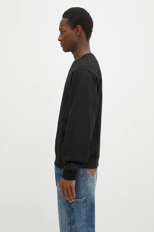 Pamučna dukserica thisisneverthat T.N.T. Classic HDP Crewneck TN243TSWCW06 crna AW24