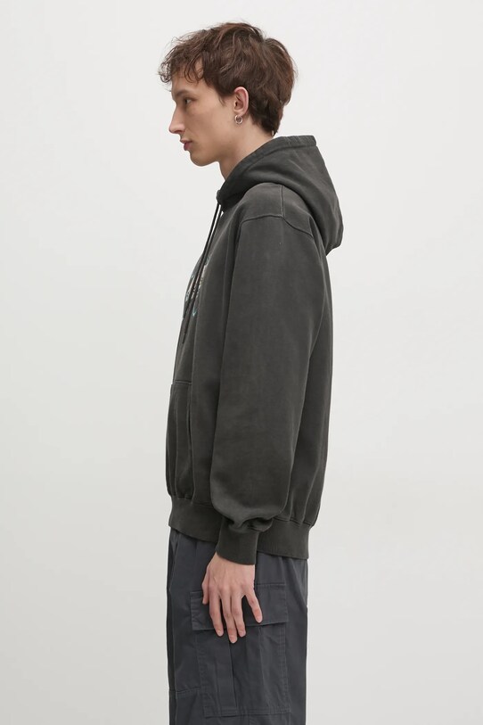 Хлопковая кофта thisisneverthat Sleepy Cat Hoodie TN243TSWHO09 серый AW24