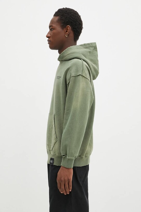 Хлопковая кофта NEIGHBORHOOD 242OKNH.CSM02 зелёный AW24