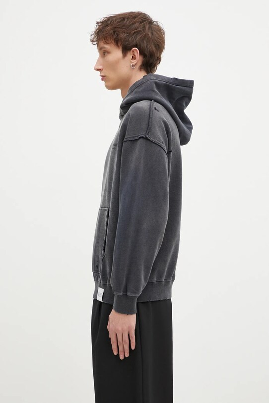 Хлопковая кофта NEIGHBORHOOD 242OKNH.CSM02 чёрный AW24