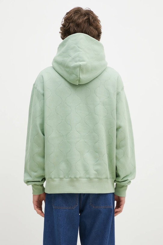 Одяг Кофта PLEASURES Wave Quilted P24W007 бірюзовий