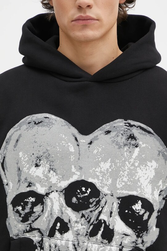 Кофта PLEASURES Double Skull чёрный P24W022