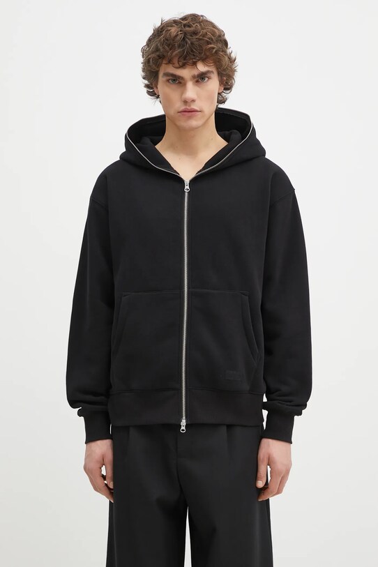 PLEASURES sweatshirt Dragon Zip P24W032 black AW24
