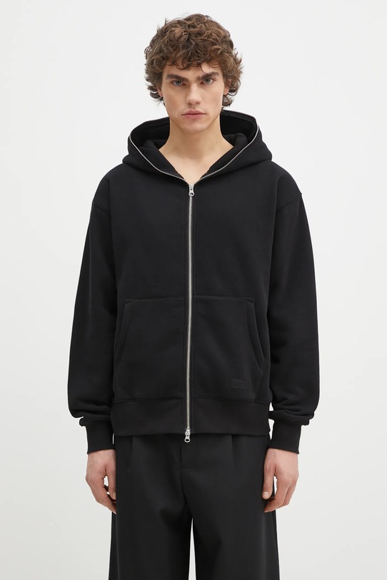 Mikina PLEASURES Dragon Zip P24W032 černá AW24